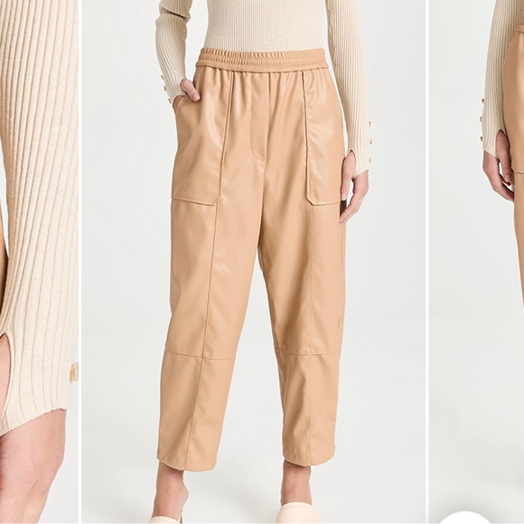Moving sale Brand New NWT 3.1 Phillip Lim Faux Leather Pull-On Trousers XS - Picture 6 of 6